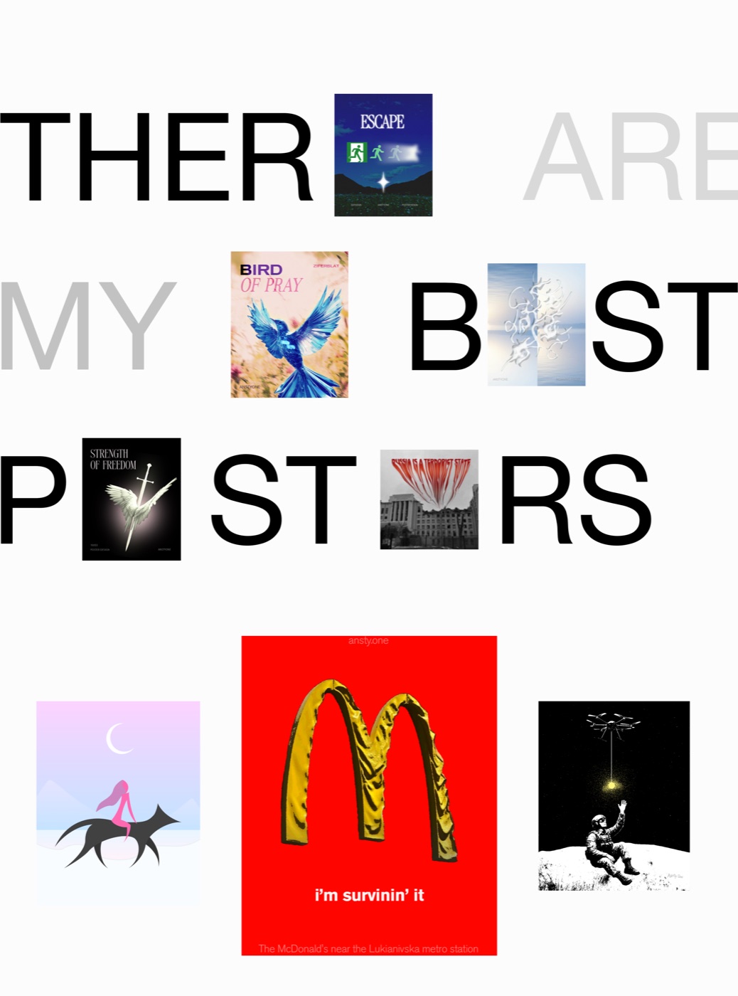 There are my best posters — poster collection
