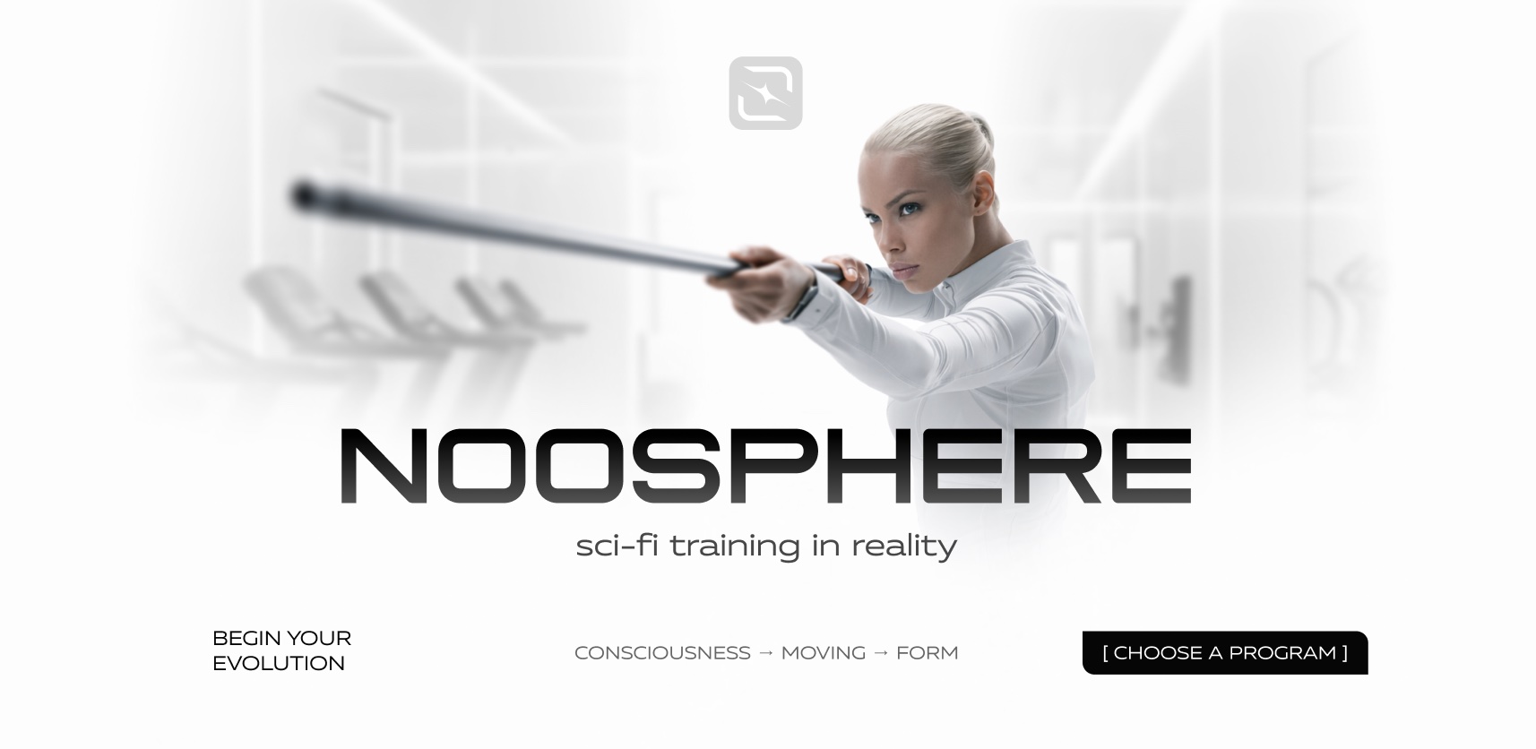 Noosphere landing page design